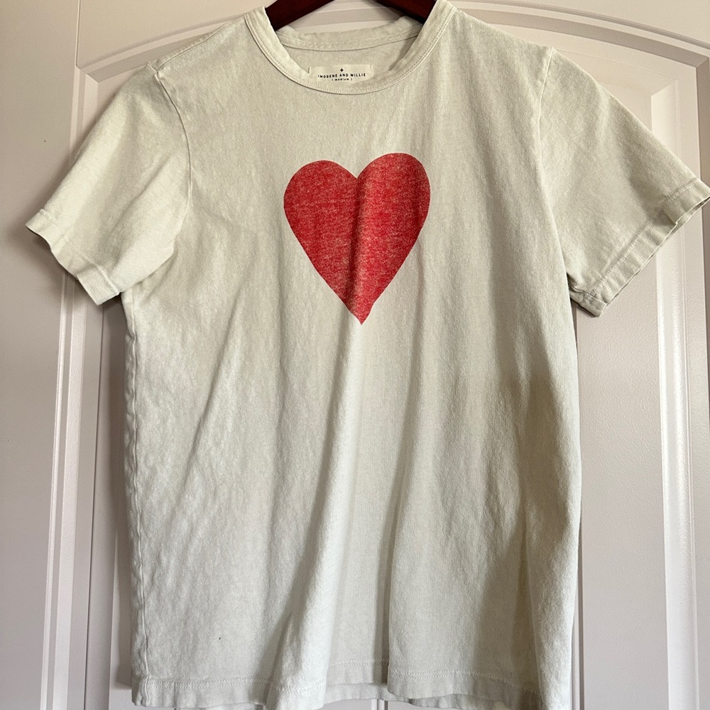 Imogene + Willie heart tee